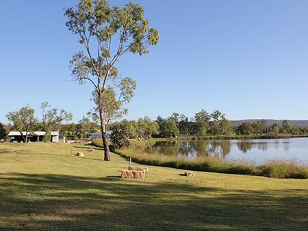 Lakeside tent sites